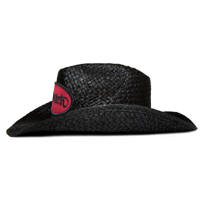 Black & Red Vintage Ranch Cowboy Hat