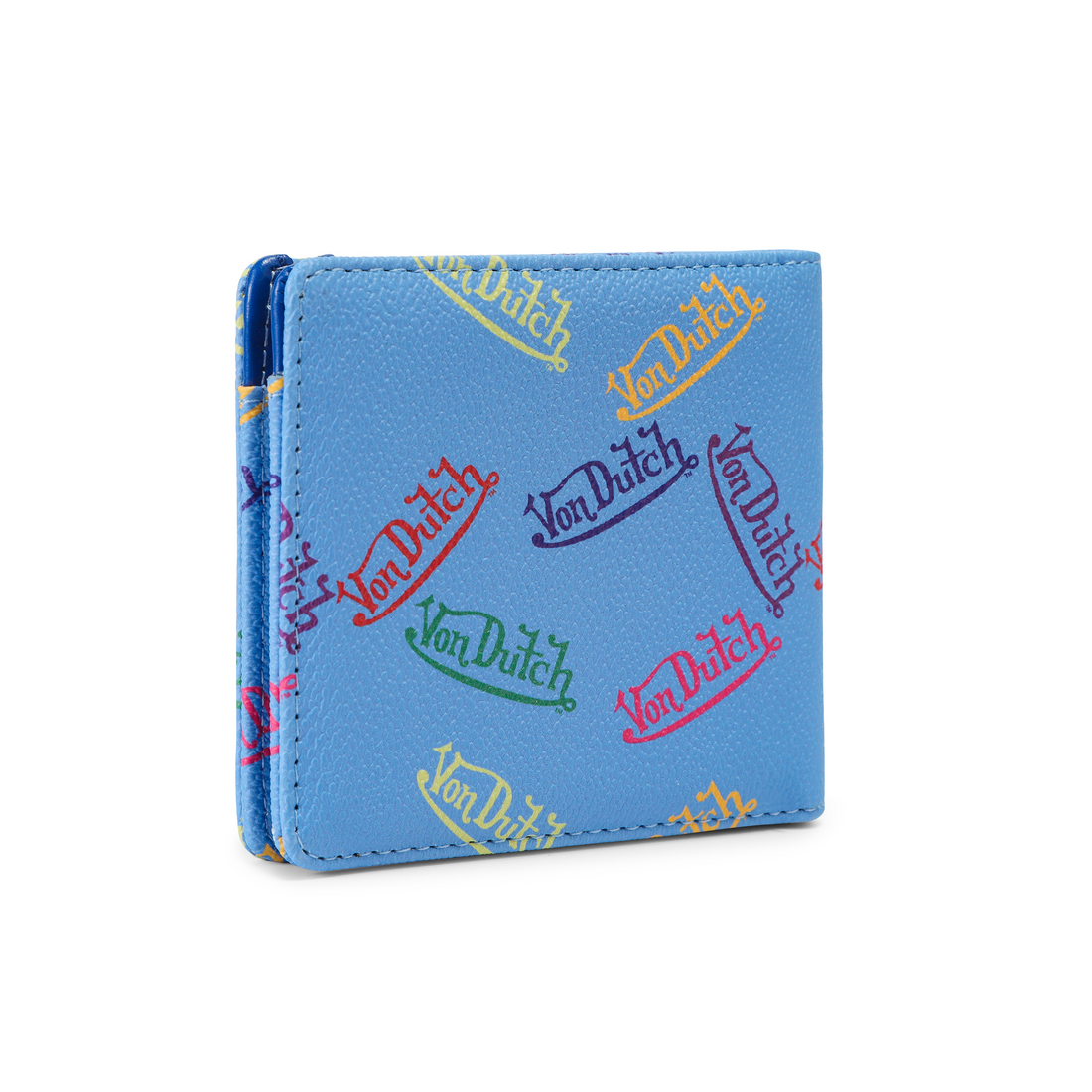 Multi Logo Bi-fold Wallet - Blue — image 5