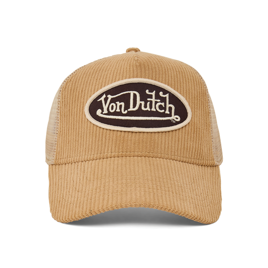 Khaki Cordutch Trucker Hat