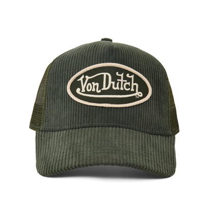 Olive Cordutch Trucker Hat