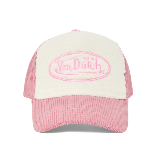 Pink Sherpa Dutch Trucker Hat