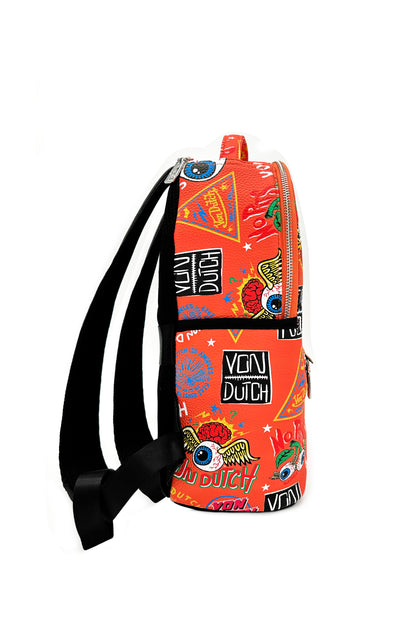 Small Orange Jax Backpack