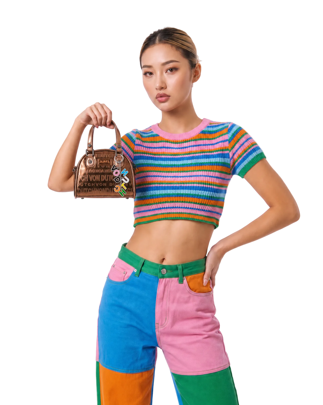 VON DUTCH LETTER KEYCHAIN - RAINBOW — image 2
