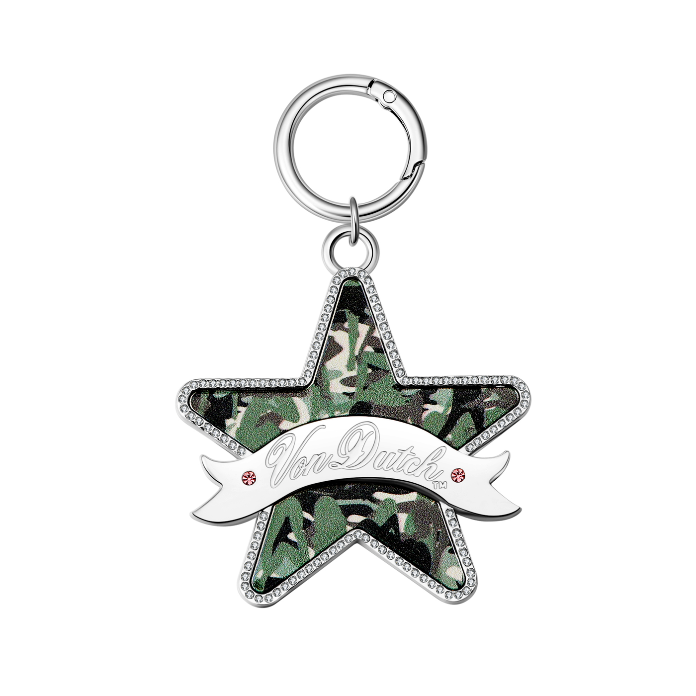 I.AM.GIA X VON DUTCH STAR KEYCHAIN - CAMO