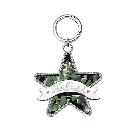 I.AM.GIA X VON DUTCH STAR KEYCHAIN - CAMO