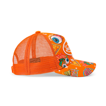 Kids Classic Trucker Hat - Orange