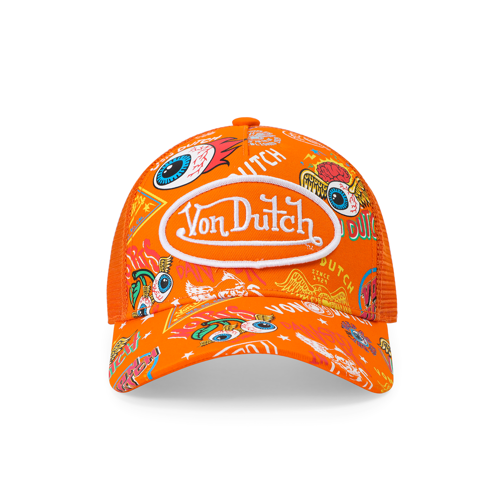 Von Dutch Kids Classic Trucker Hat - Orange Von Dutch Kids Classic Trucker Hat - Orange