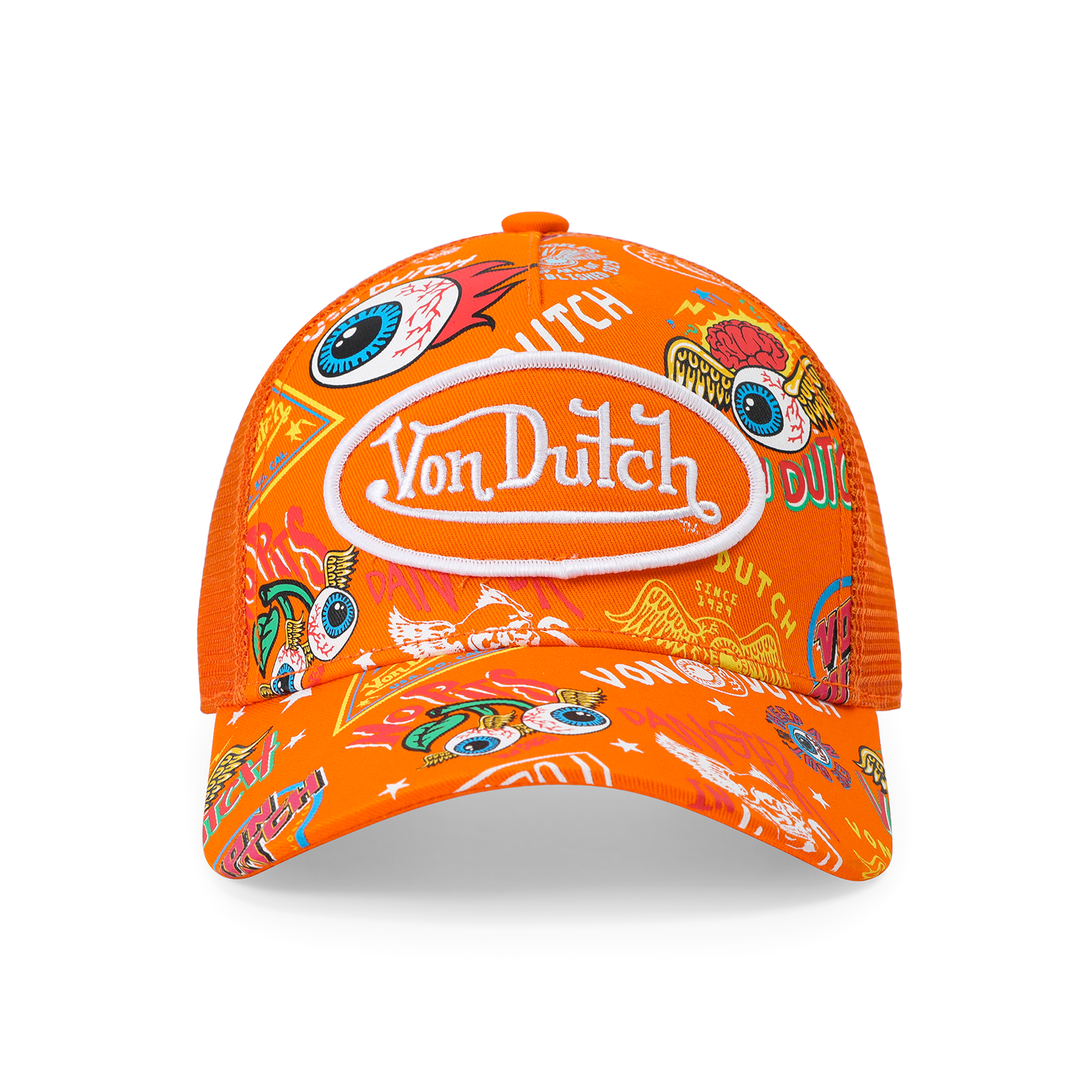 Von Dutch Kids Classic Trucker Hat Orange