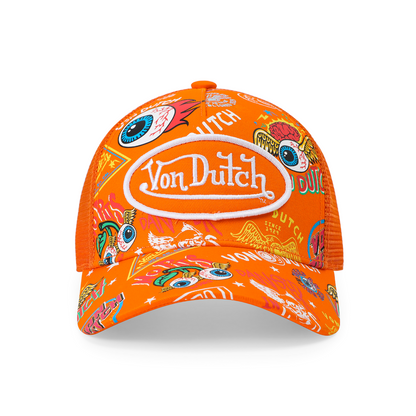 Kids Classic Trucker Hat - Orange