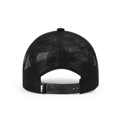 Kids Classic Trucker Hat - All Over Black Jax