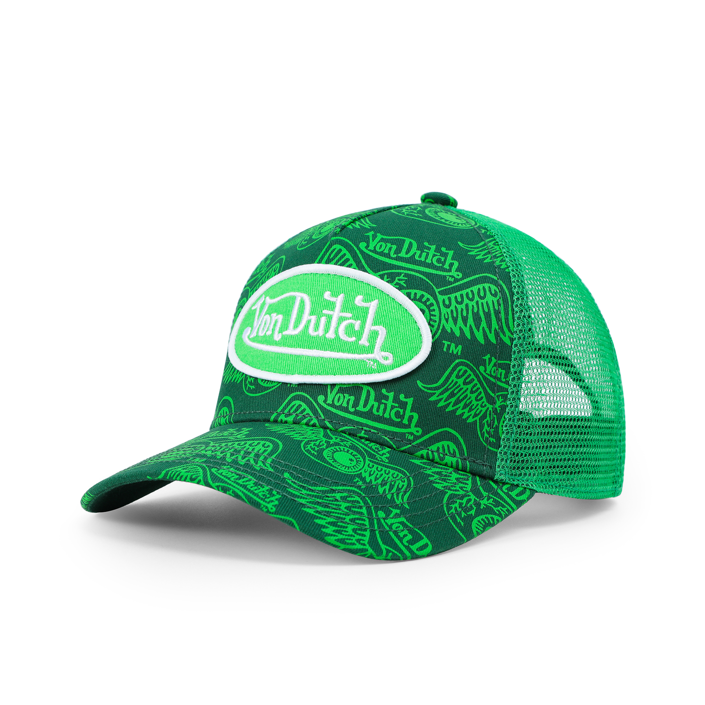 Kids Classic Trucker Hat - Green ISPY Flying Eye