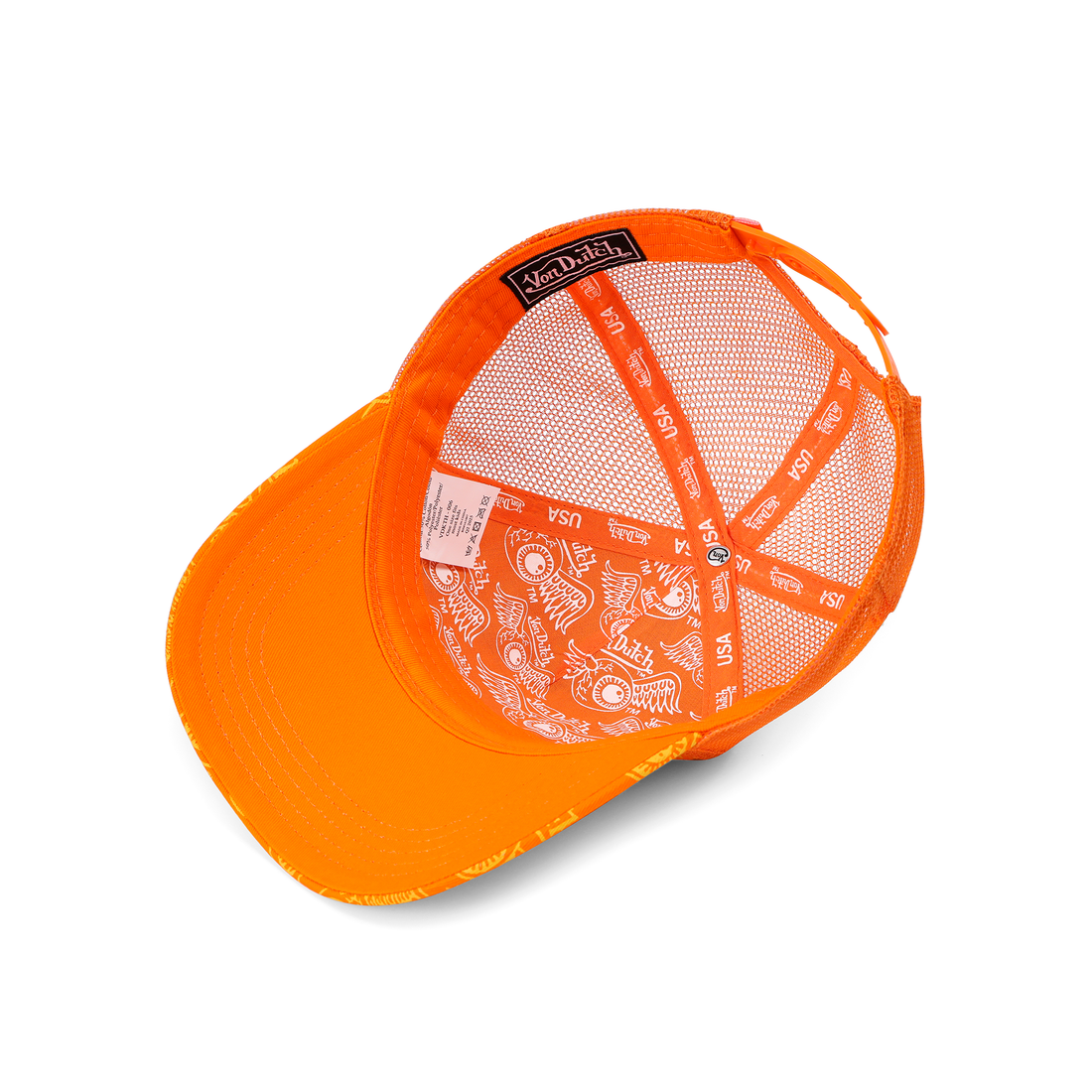Kids Classic Trucker Hat - Orange ISPY — image 5