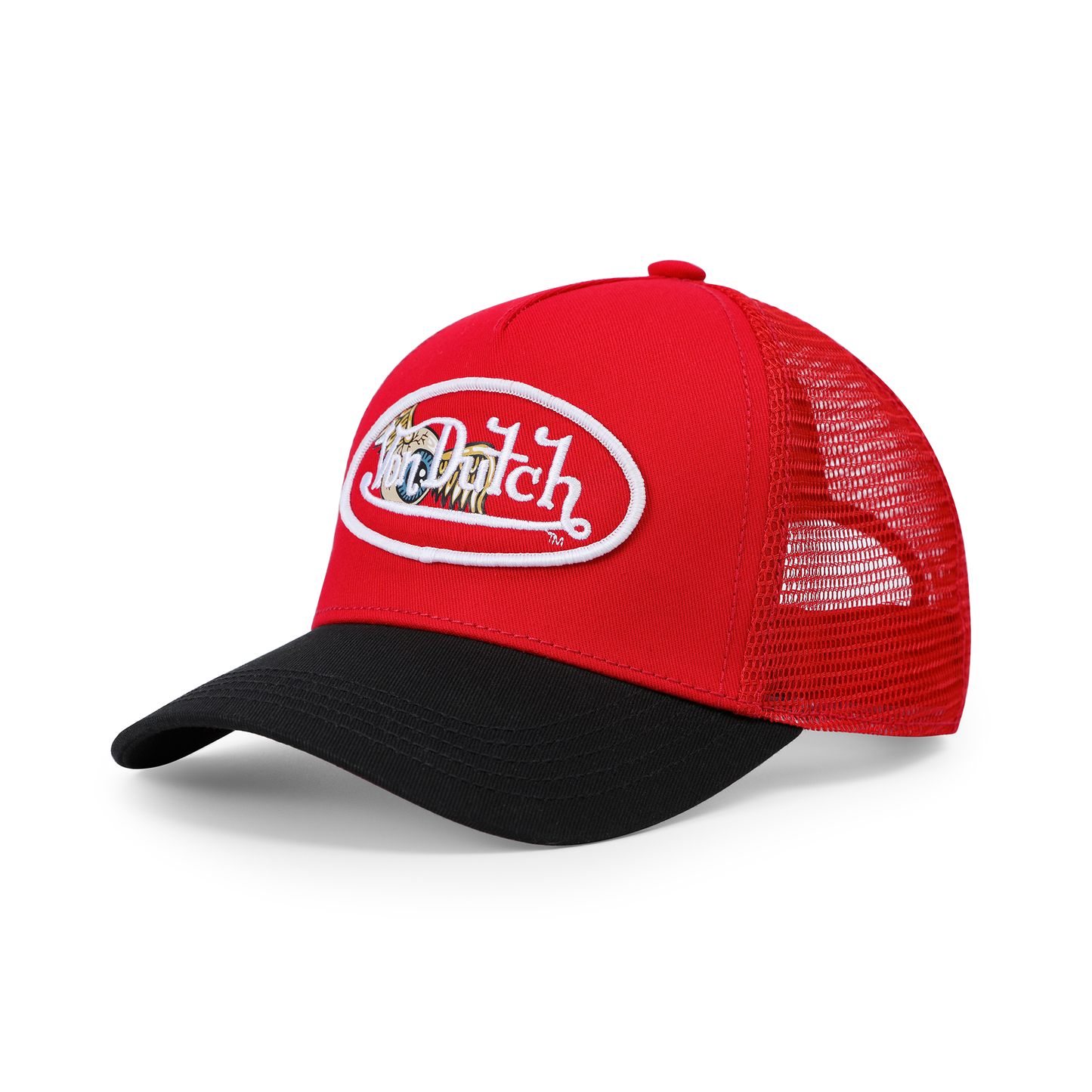 Kids Classic Trucker Hat - Red Oval Eye