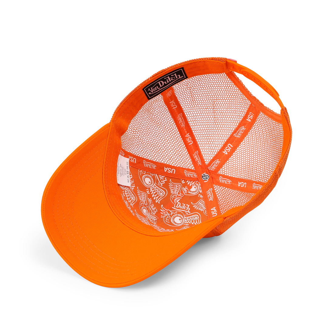 Kids Classic Trucker Hat - Orange Oval Eye — image 5