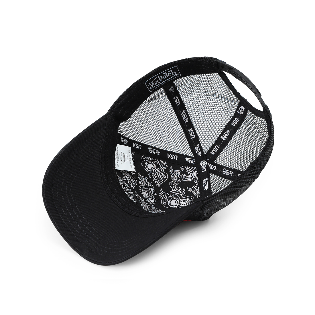 Kids Classic Trucker Hat - Black Blocks — image 5