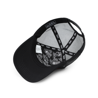 Kids Classic Trucker Hat - Black Blocks