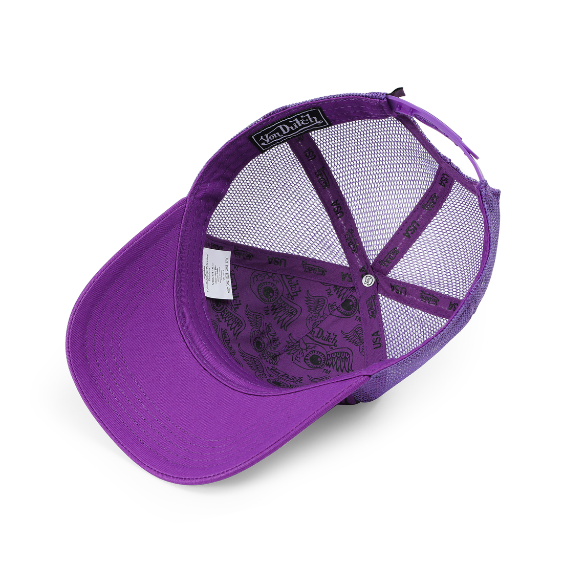 Kids Classic Trucker Hat - Purple Wings — image 5
