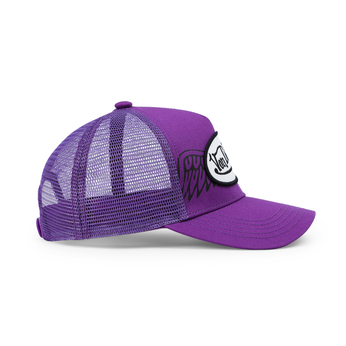 Kids Classic Trucker Hat - Purple Wings — image 4