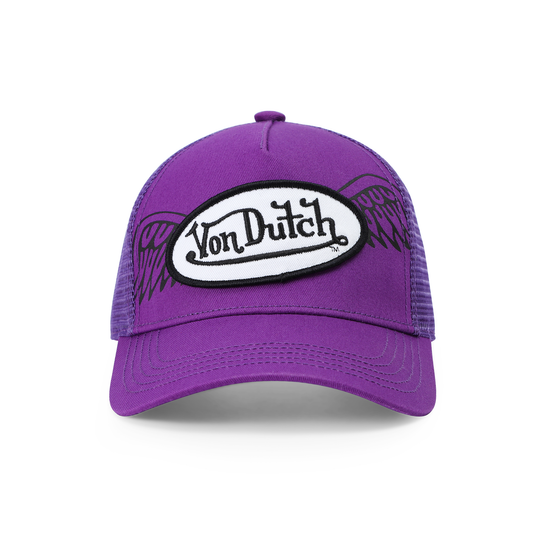 Kids Classic Trucker Hat - Purple Wings