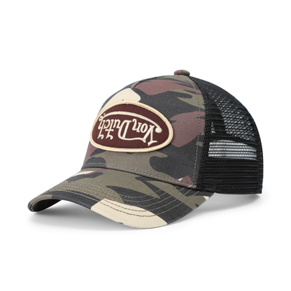 Kids Classic Trucker Hat - Brown Rambo