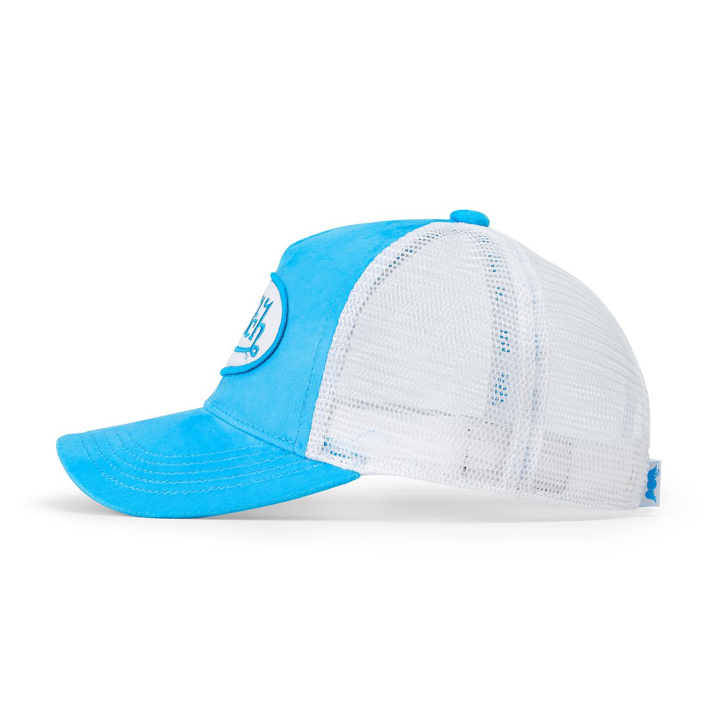 Kids Velvet Trucker Hat -  Blue Crush