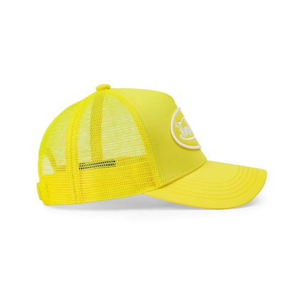 Kids Classic Trucker Hat - Yellow Lemon