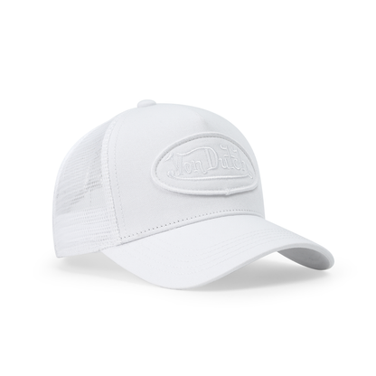 Kids Classic Trucker Hat - Triple White