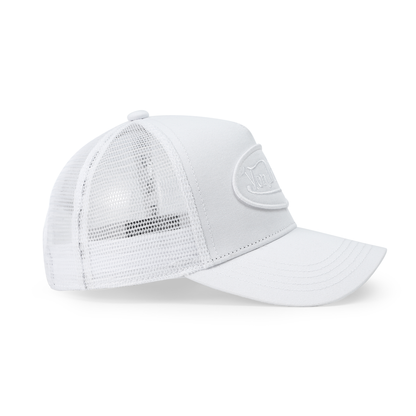Kids Classic Trucker Hat - Triple White