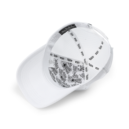 Kids Classic Trucker Hat - Triple White