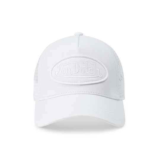 Kids Classic Trucker Hat - Triple White