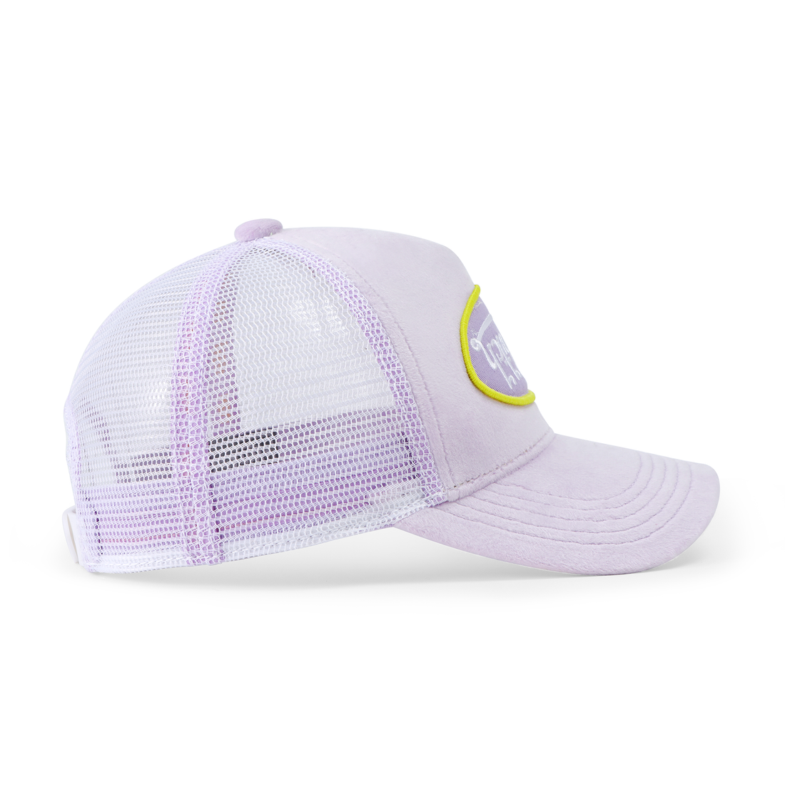 Kids Velvet Trucker Hat -  Light Purple — image 4