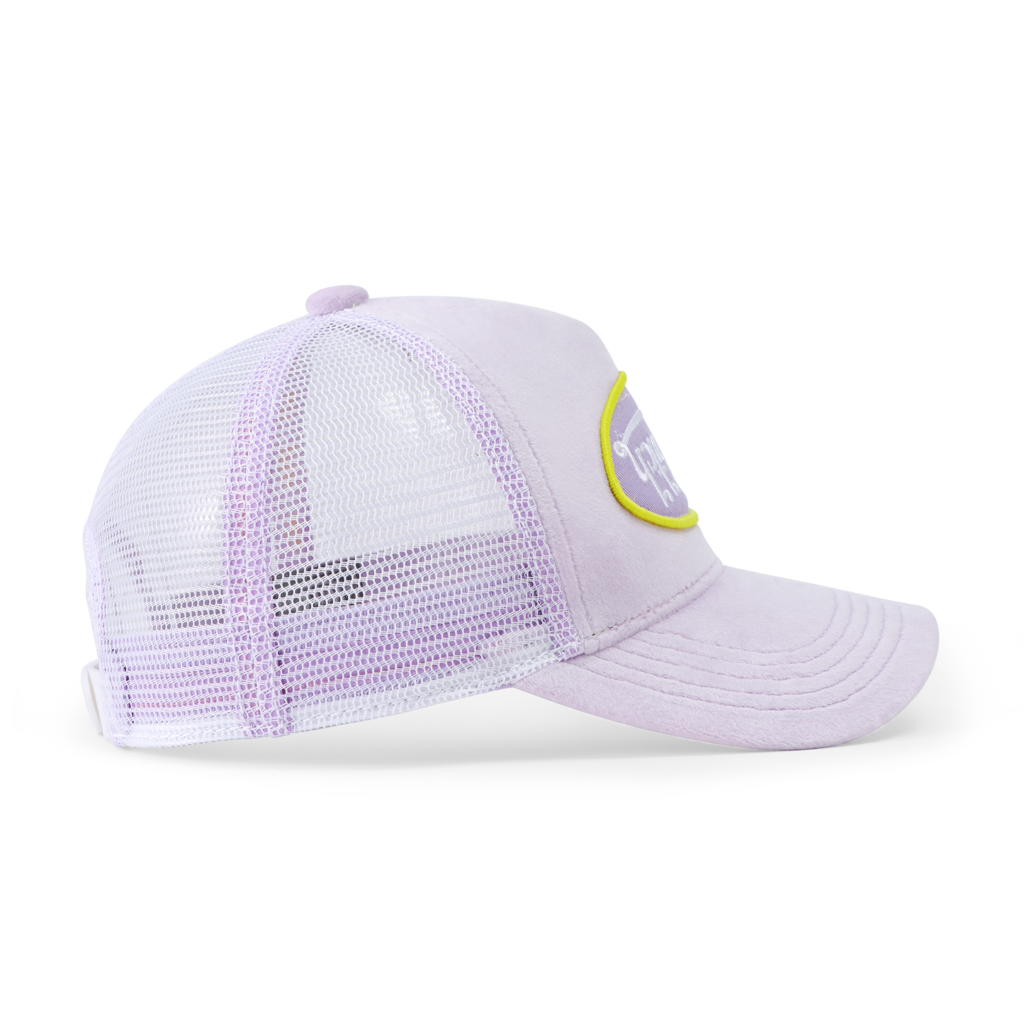 Kids Velvet Trucker Hat -  Light Purple