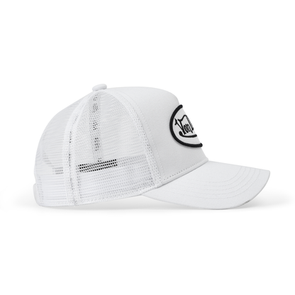 Kids Classic Trucker Hat - White & Black