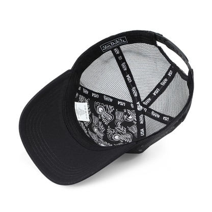 Kids Classic Trucker Hat - Black & White 51