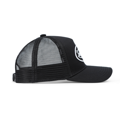 Kids Classic Trucker Hat - Black & White 51
