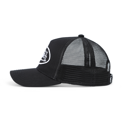 Kids Classic Trucker Hat - Black & White 51