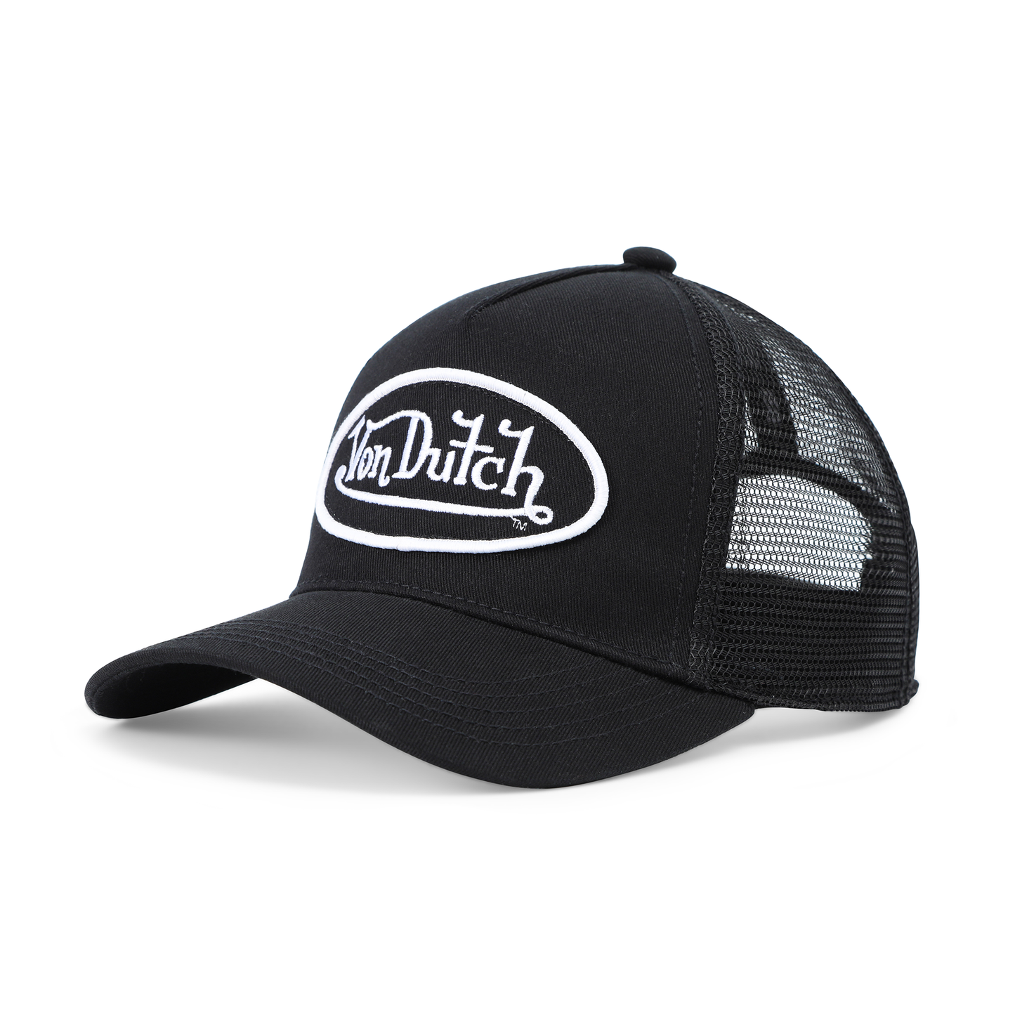 Kids Classic Trucker Hat - Black & White 51