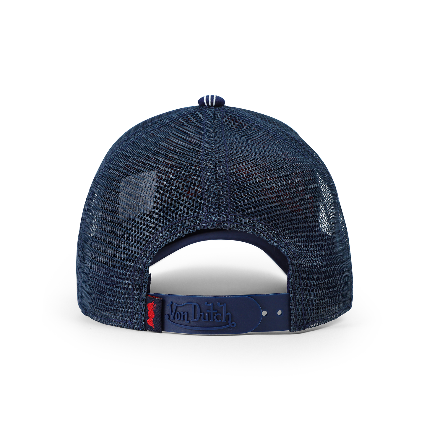 Kids Classic Trucker Hat - Navy White Stripe