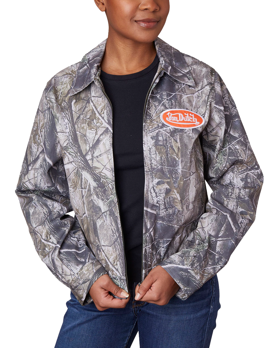 Mechanical Stretch Twill - Green Tree Camo