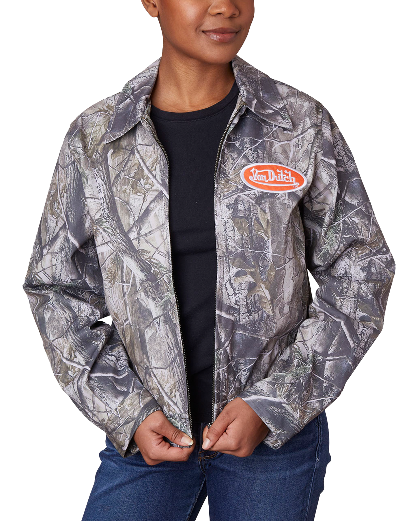 Mechanical Stretch Twill - Green Tree Camo