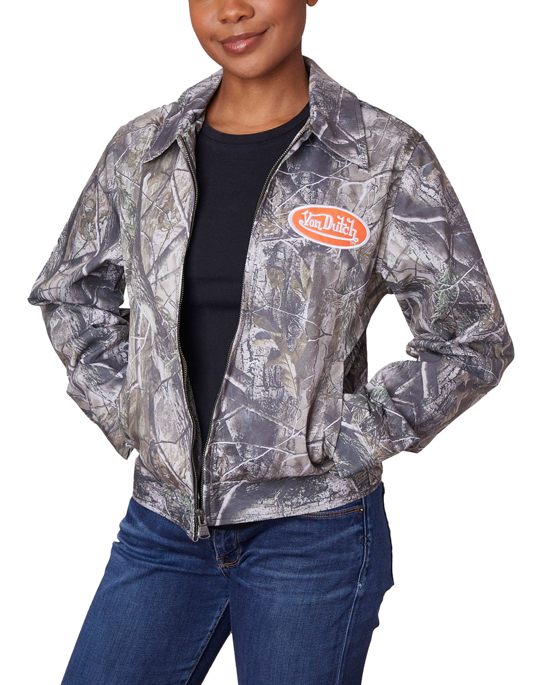 Mechanical Stretch Twill - Green Tree Camo