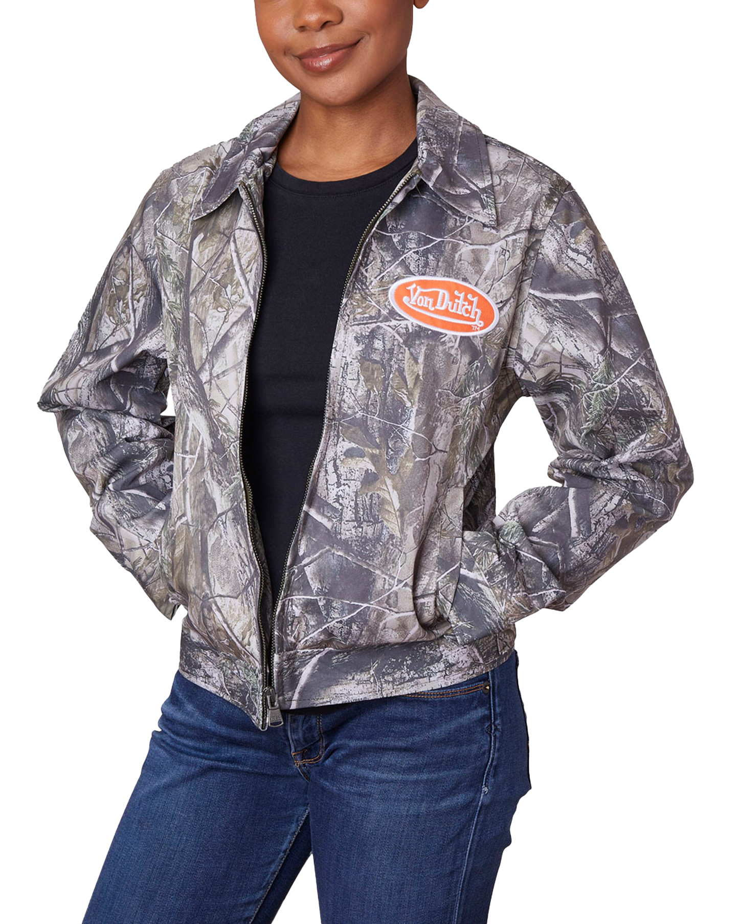 Mechanical Stretch Twill - Green Tree Camo