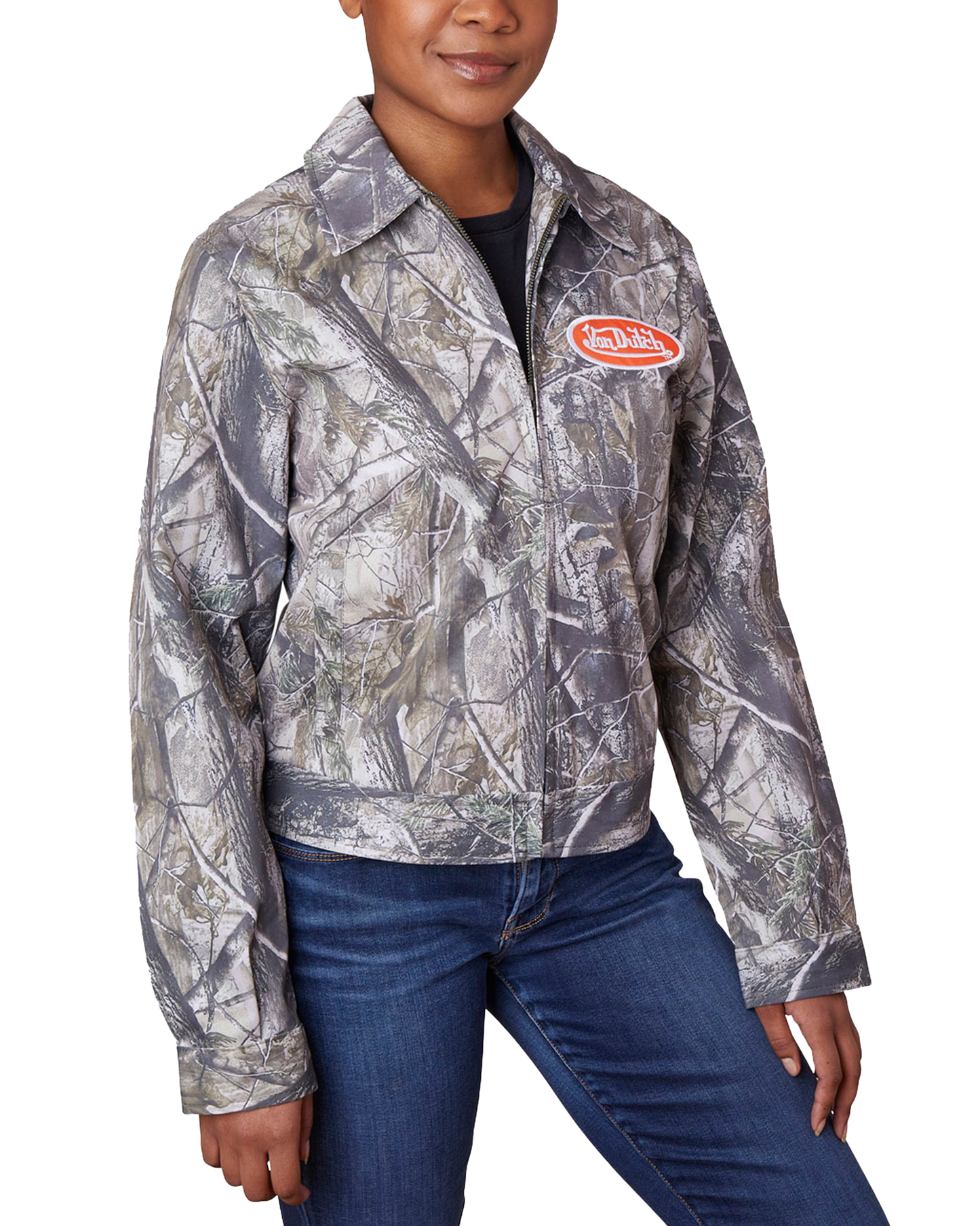 Mechanical Stretch Twill - Green Tree Camo