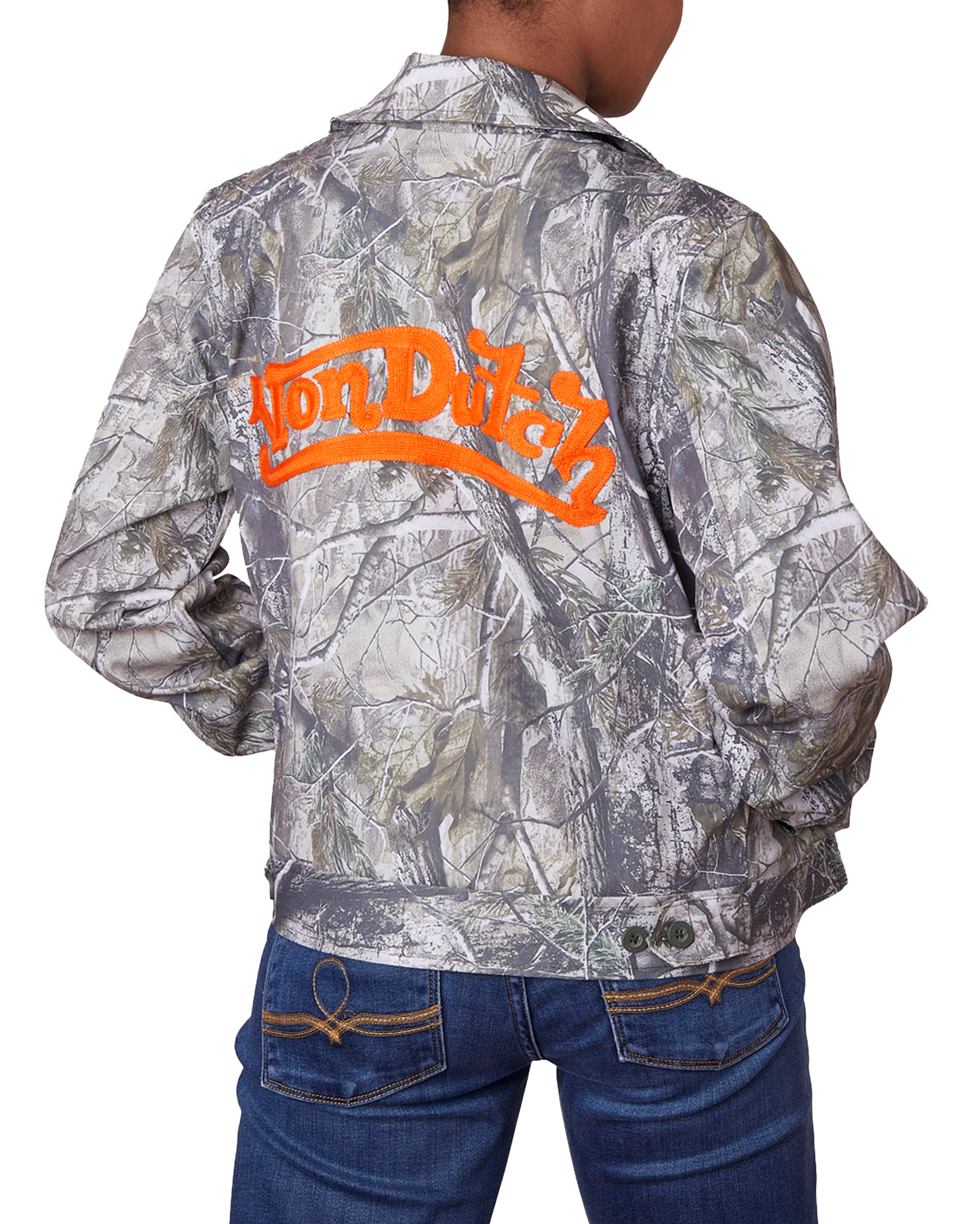 Mechanical Stretch Twill - Green Tree Camo