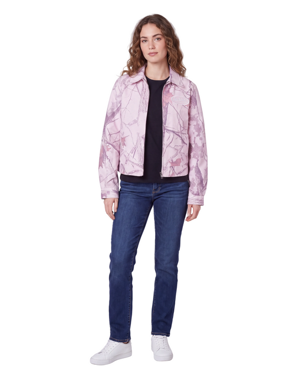 Mechanical Stretch Twill - Pink Tree Camo