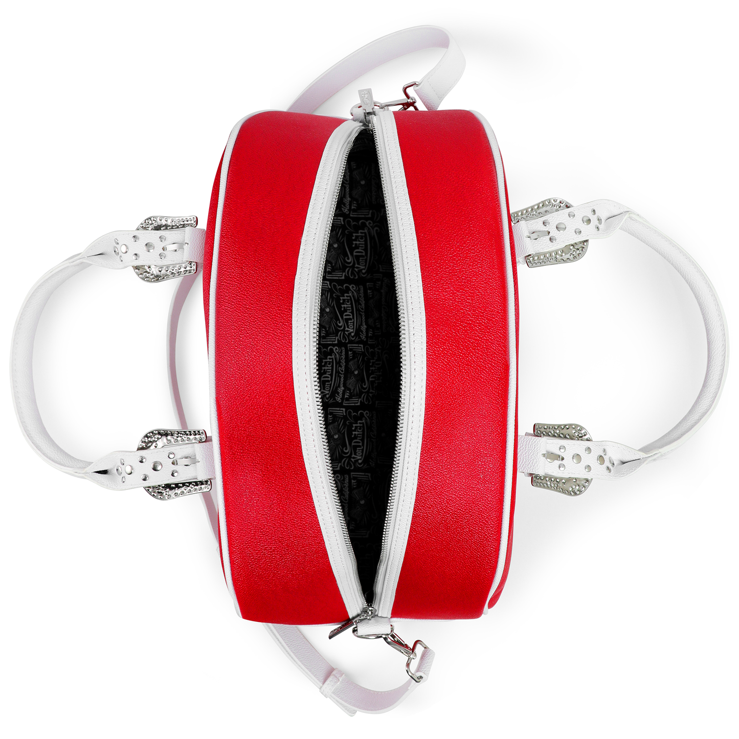 Red & White Duffle Bowling Bag