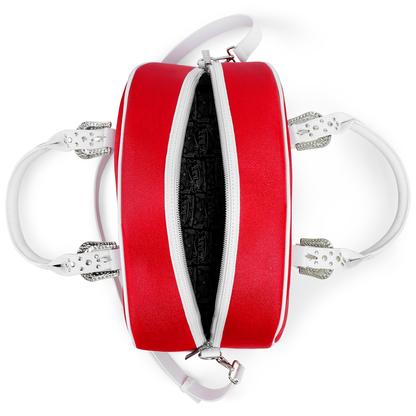 Red & White Duffle Bowling Bag