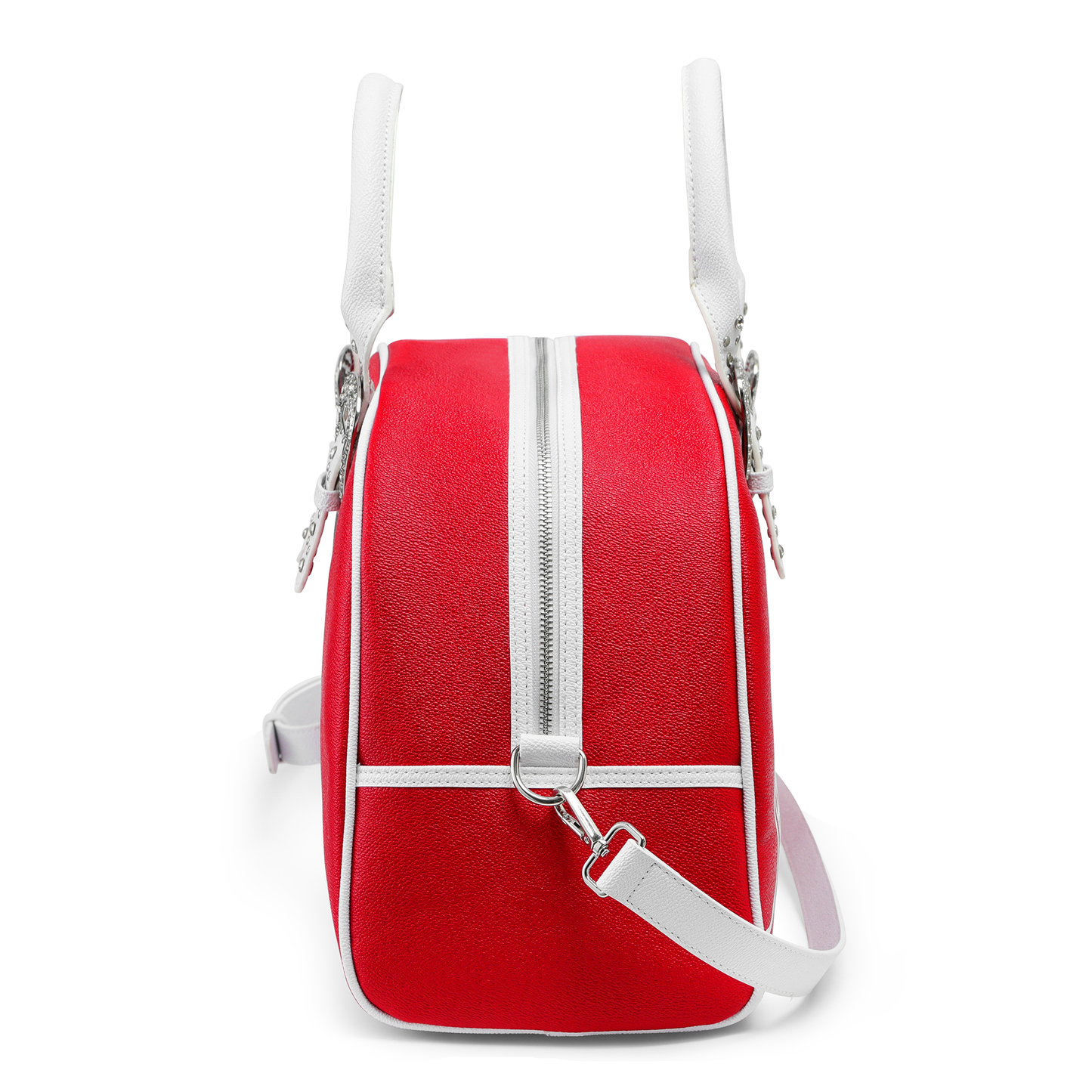 Red & White Duffle Bowling Bag