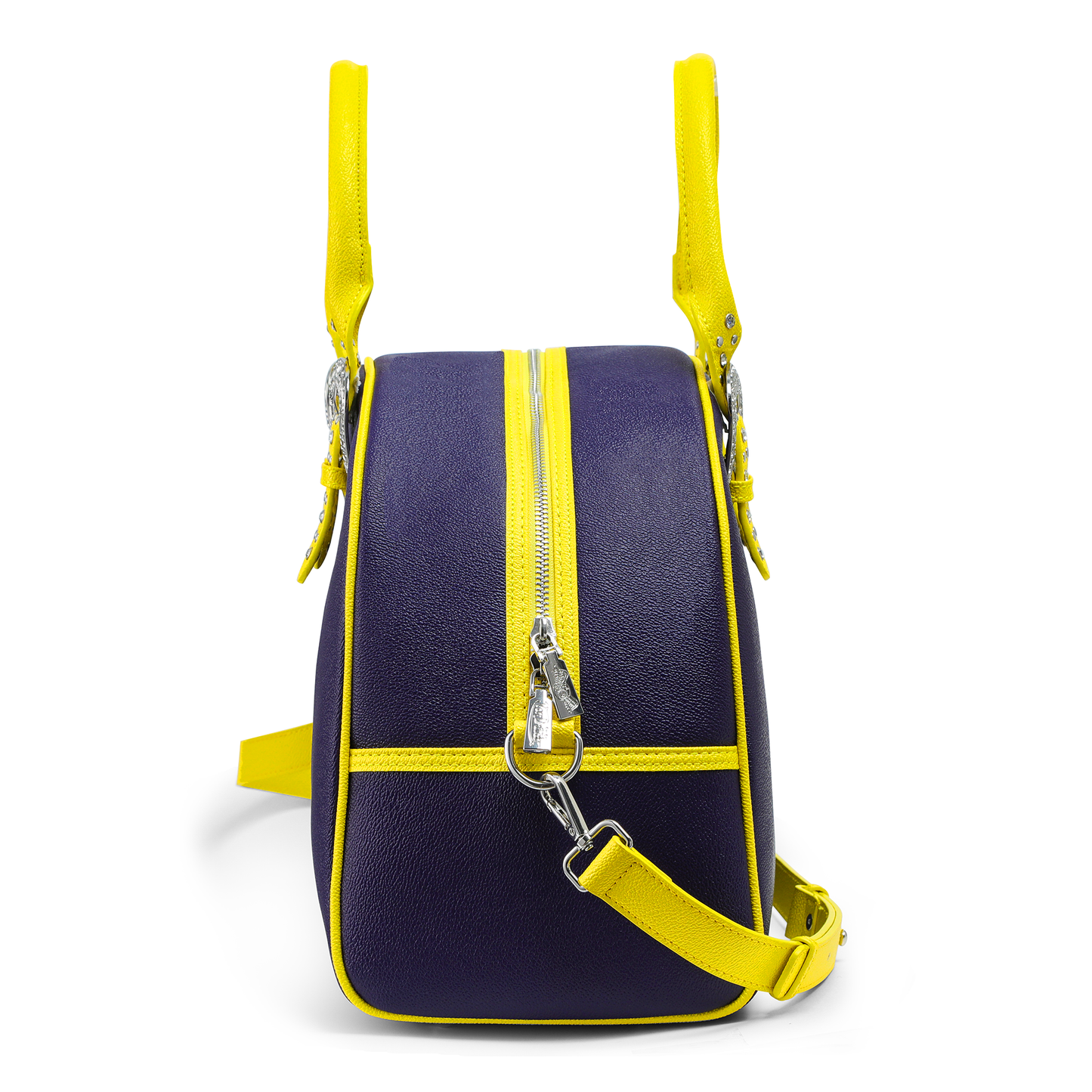 Navy Blue & Yellow Duffle Bowling Bag
