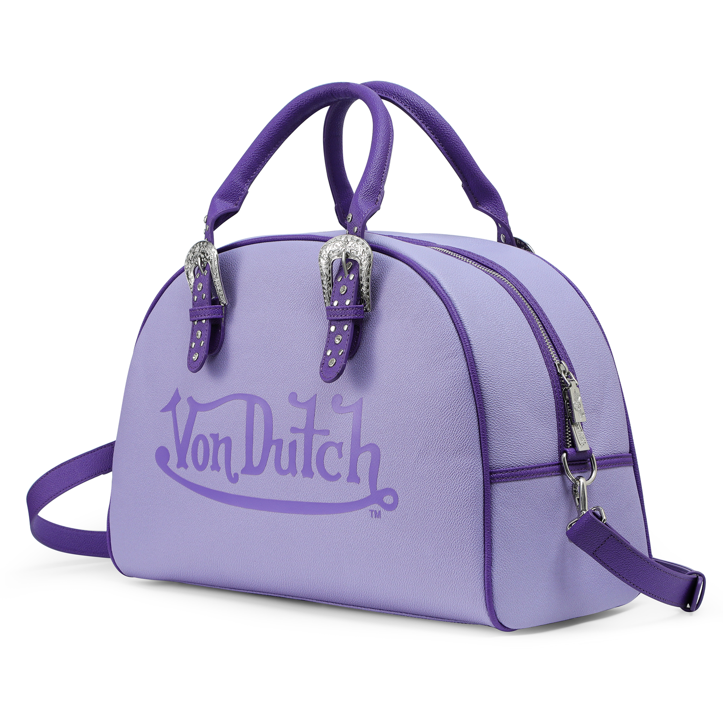 Purple & Lavender Duffle Bowling Bag